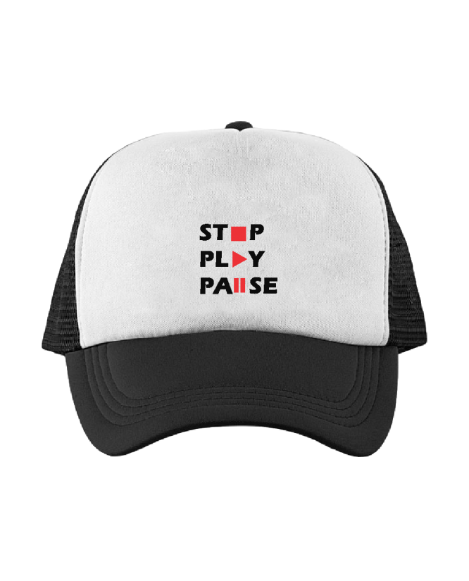 Kepurė stop play pause Kepurė stop play pause